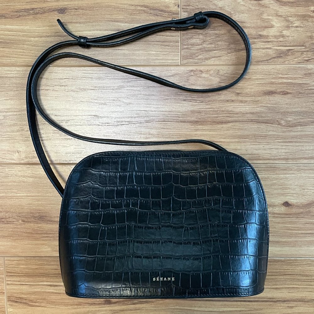 Sezane Sac Victor Croco Bag